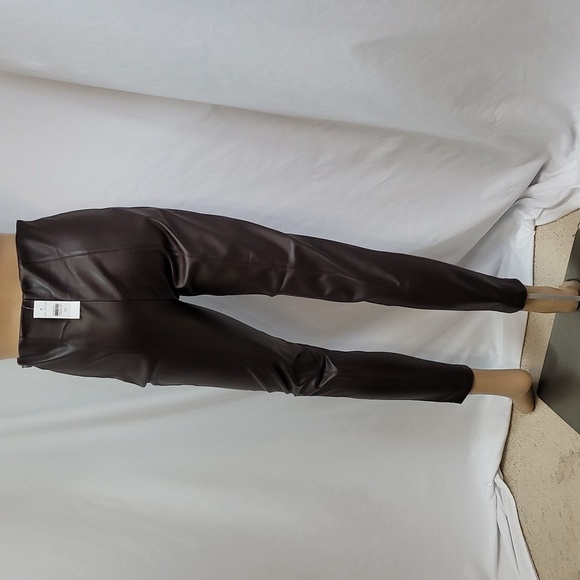 Ann Taylor Faux Leather Ankle Leght Leggings - Picture 5 of 12